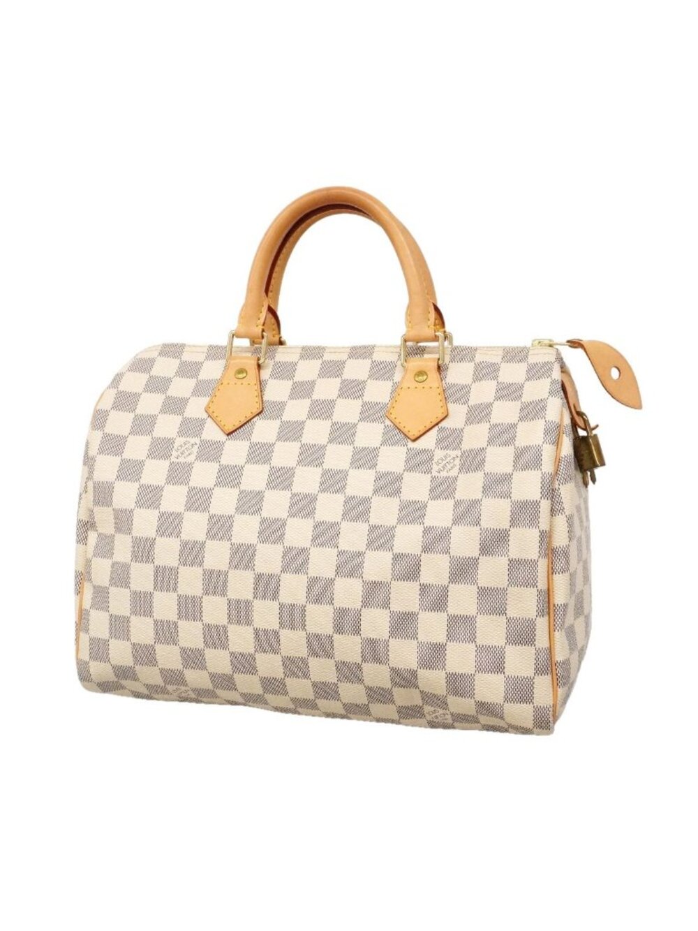 Louis Vuitton Handbag Damier Azur Speedy 30 White